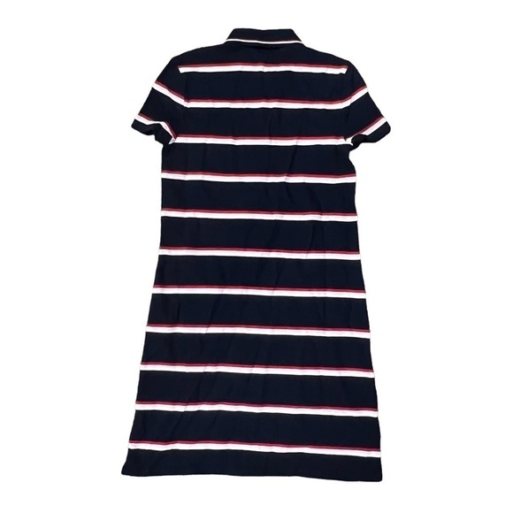 NWT Tommy Hilfiger Red White Pink Striped A Line Dress Size XS Women’s - Picture 3 of 6